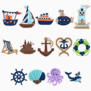 EVA Bag Charms – Passport Philosophy Collection Nautical Vibes 17pc